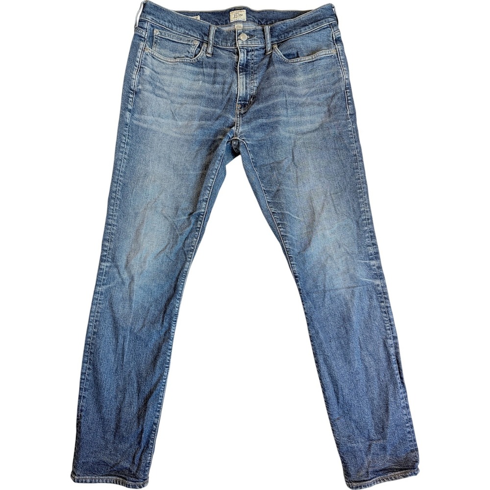 J.Crew 484 Slim Fit Jeans Mens 34x32 Blue Stretch Denim AW290